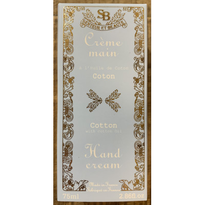 Crème main à l'huile de coton