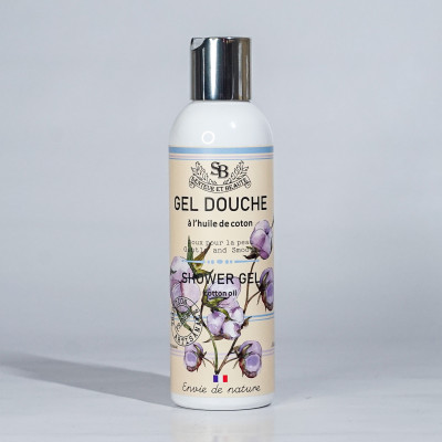 Gel douche à l'huile de coton