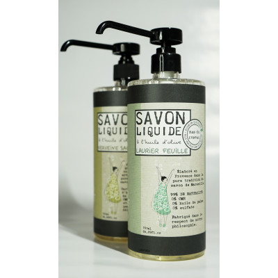 Savon Liquide à l'Huile d'Olive et Verveine Sauvage